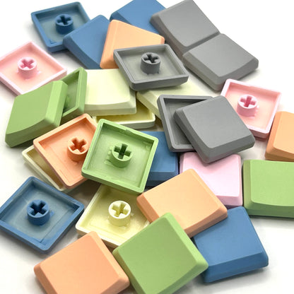 THM（Tai-hao Mints）ロープロファイルキーキャップ（MX/ホワイト/1個）THM-WH
