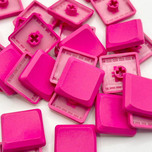 THT（Tai-Hao Thins）ロープロファイル キーキャップ（MX/PBT/フラミンゴブルーム（ピンク）/1個）