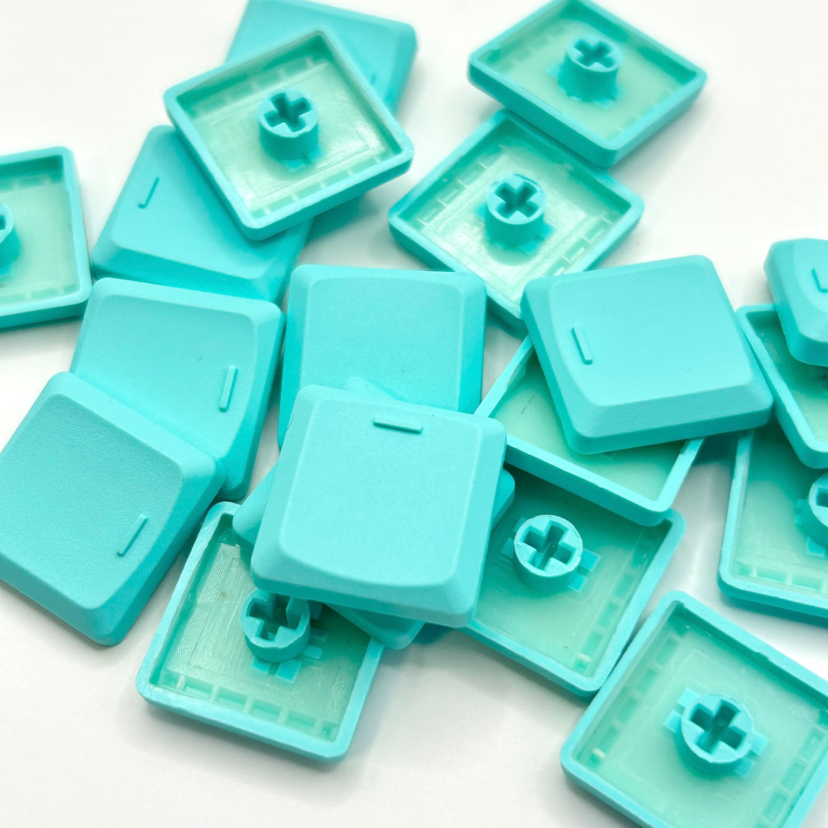 THT（Tai-Hao Thins）ロープロファイル キーキャップ（ホーミング/MX/PBT/ミントブルー/1個）