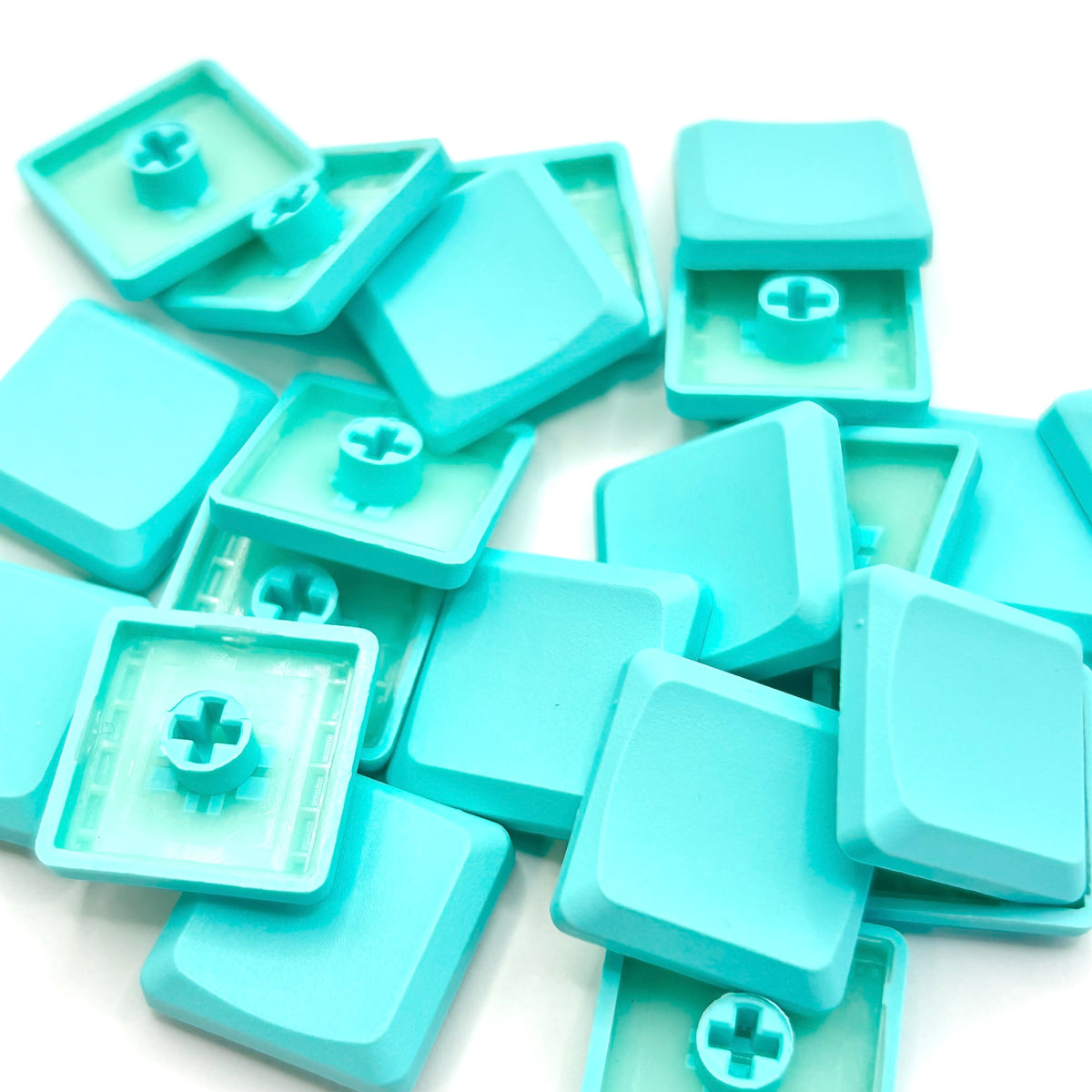 THT（Tai-Hao Thins）ロープロファイル キーキャップ（MX/PBT/ミントブルー/1個）