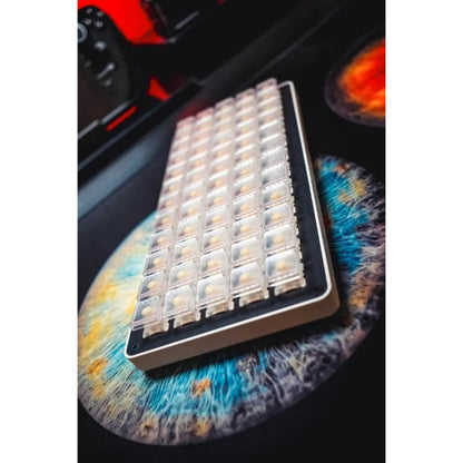 THT（Tai-Hao Thins）ロープロファイル キーキャップ（MX/ABS/マットクリア/1個）