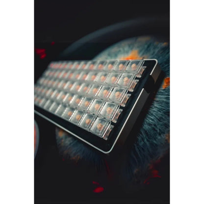 THT（Tai-Hao Thins）ロープロファイル キーキャップ（MX/ABS/マットクリア/1個）