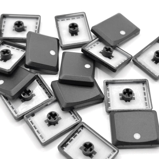 THT（Tai-Hao Thins）ロープロファイル キーキャップ 1.25U（MX/Dotブラック/1個）