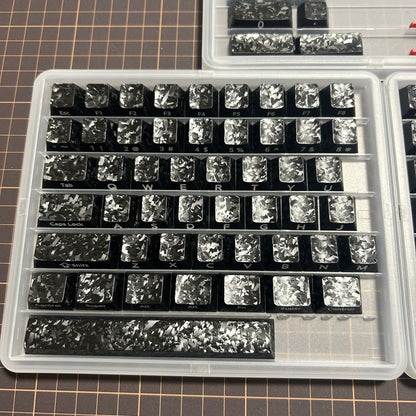 XVX Forged Carbon-Look Cherry Profile Keycaps Set 119-key（Base Kit）