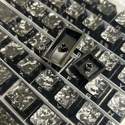 XVX Forged Carbon-Look Cherry Profile Keycaps Set 119-key（Base Kit）