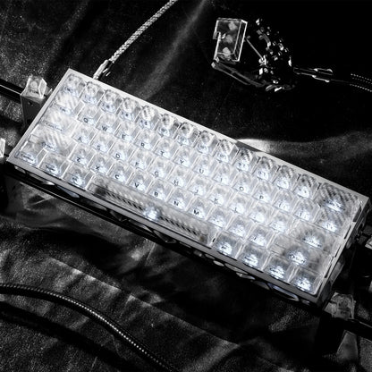 XVX Carbon Fiber Textured Cherry Profile PC キーキャップセット（Base）